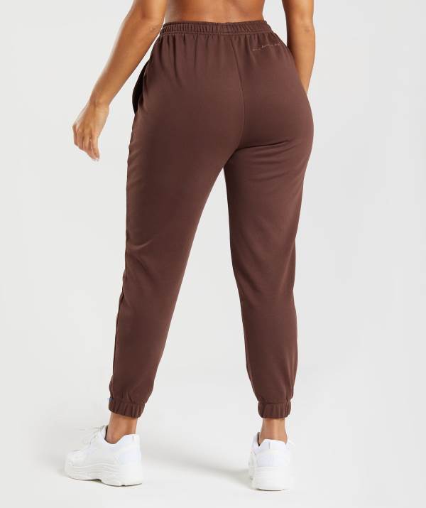 Damske Joggers Gymshark Whitney Loose Hnede | CL2648759